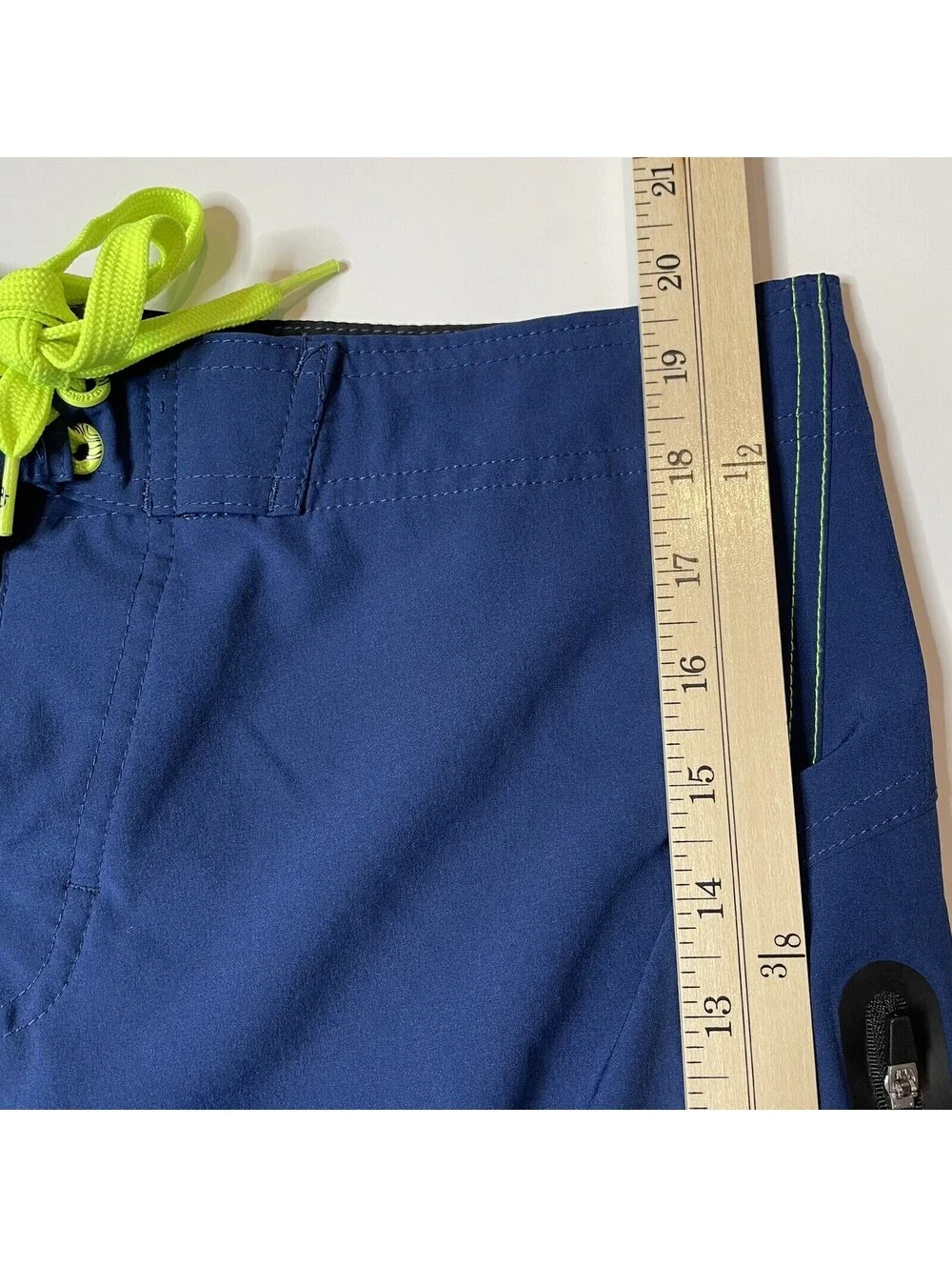 Ocean Pacific OP FLEX 4-Way Stretch Blue Board Shorts Size 30 OP